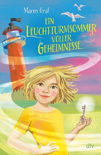 Buchcover und Innenansicht für das Buch: Ein Leuchtturmsommer voller Geheimnisse