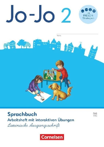 Buchcover und Innenansicht für das Buch: Jo-Jo Sprachbuch 2. Schuljahr - Allgemeine Ausgabe 2024 - Arbeitsheft mit interaktiven Übungen in Lateinischer Ausgangsschrift