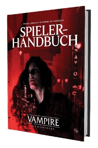 Buchcover und Innenansicht für das Buch: V5 Vampire - Die Maskerade: Spielerhandbuch