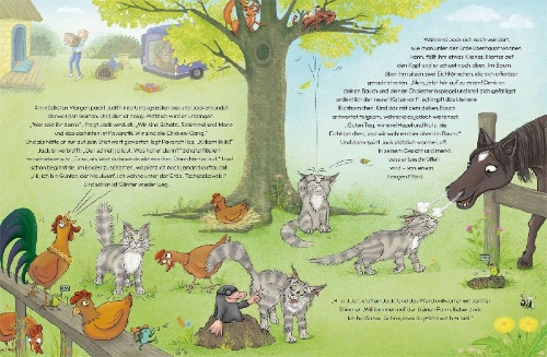 Buchcover und Innenansicht für das Buch: Judiths kleine Farm