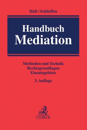 Buchcover und Innenansicht für das Buch: Handbuch Mediation