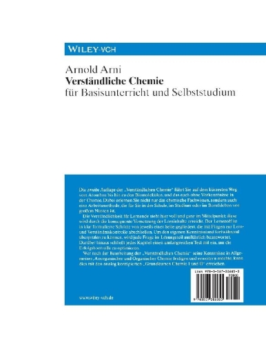 Buchcover und Innenansicht für das Buch: Verständliche Chemie