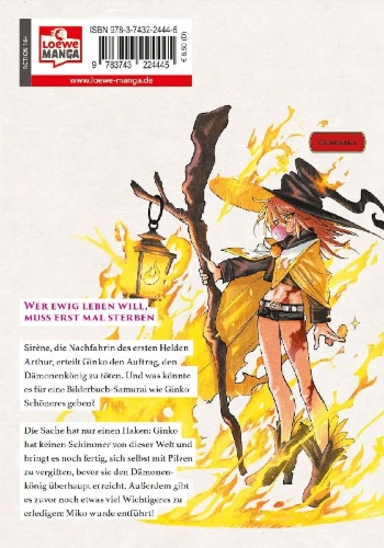 Buchcover und Innenansicht für das Buch: Isekai Samurai
