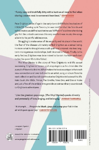 Buchcover und Innenansicht für das Buch: The Vinyl Diaries