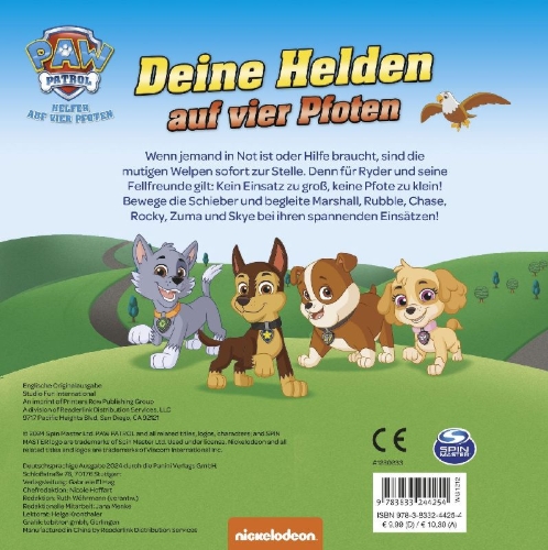 Buchcover und Innenansicht für das Buch: Paw Patrol: Pawsome Heroes!