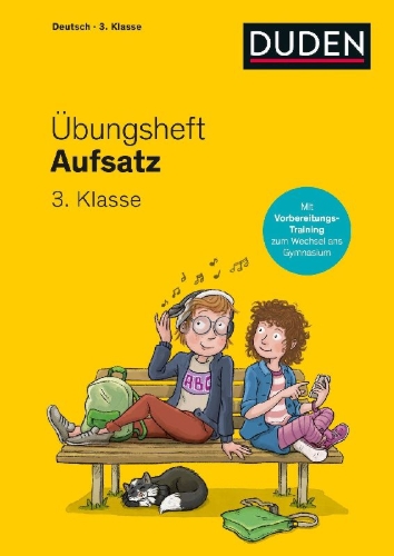 Buchcover und Innenansicht für das Buch: Übungsheft - Aufsatz 3.Klasse