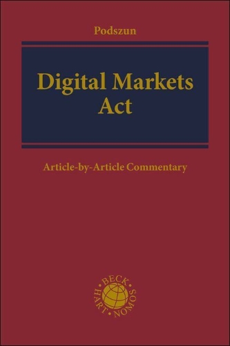 Buchcover und Innenansicht für das Buch: Digital Markets Act