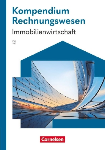 Buchcover und Innenansicht für das Buch: Immobilienkaufleute - Immobilienwirtschaft - Rechnungswesen - Kompendium