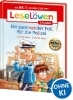 Buchcover und Innenansicht für das Buch: Leselöwen 1. Klasse - Ein spannender Fall für die Polizei