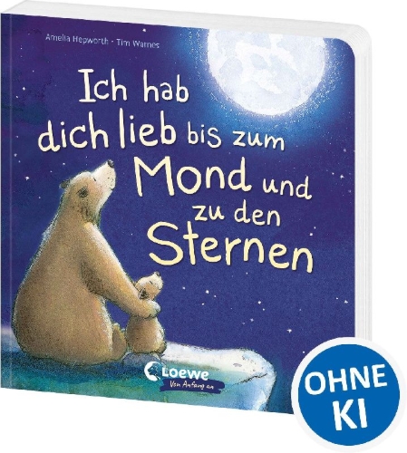 Buchcover und Innenansicht für das Buch: I Love You To the Moon and Back