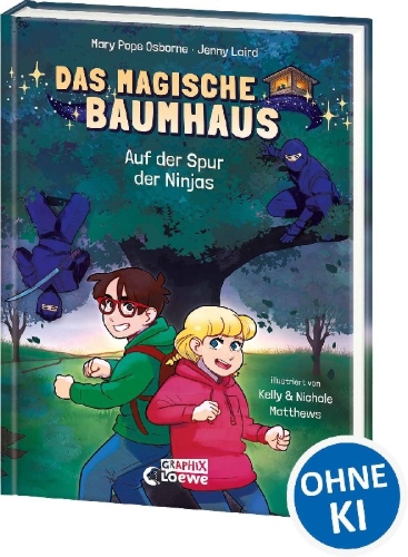 Buchcover und Innenansicht für das Buch: Night of the Ninjas