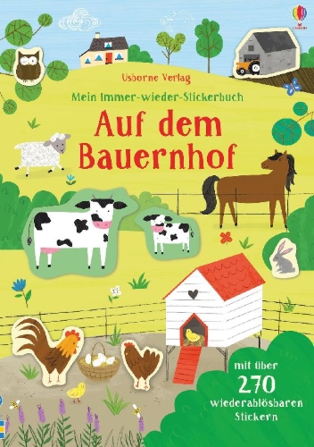 Buchcover und Innenansicht für das Buch: Little First Stickers Farm