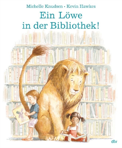 Buchcover und Innenansicht für das Buch: Library Lion