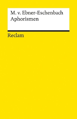Buchcover und Innenansicht für das Buch: Aphorismen