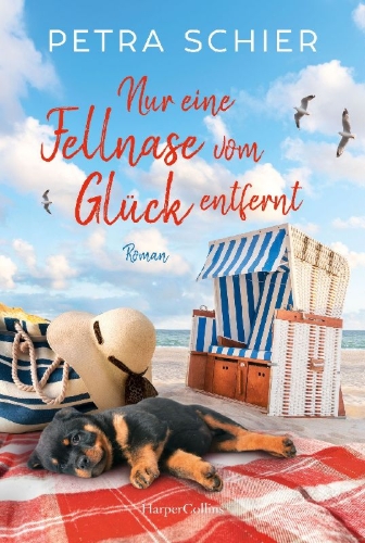 Buchcover und Innenansicht für das Buch: Nur eine Fellnase vom Glück entfernt