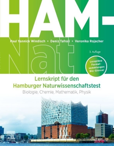 Buchcover und Innenansicht für das Buch: HAM-Nat - Lernskript für den Hamburger Naturwissenschaftstest