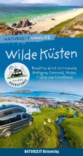 Buchcover und Innenansicht für das Buch: Naturzeit Vanlife: Wilde Küsten
