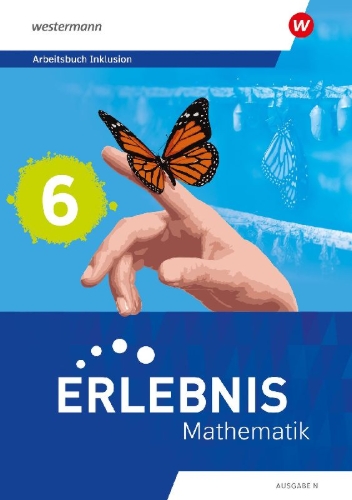 Buchcover und Innenansicht für das Buch: Erlebnis Mathematik - Ausgabe N. Arbeitsbuch 6 Inklusion