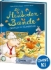 Buchcover und Innenansicht für das Buch: Die Heuboden-Bande - Ermittler mit Scha(r)fsinn