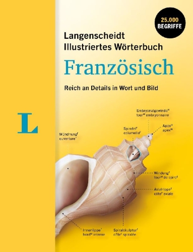 Buchcover und Innenansicht für das Buch: Langenscheidt Illustriertes Wörterbuch Französisch