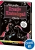 Buchcover und Innenansicht für das Buch: Mein großer Kreativ-Kratzelspaß: Pferde