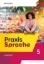 Buchcover und Innenansicht für das Buch: Praxis Sprache. Arbeitsheft 5.  Allgemeine Ausgabe