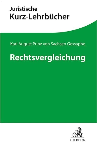 Buchcover und Innenansicht für das Buch: Rechtsvergleichung