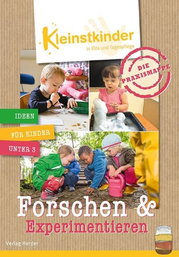Buchcover und Innenansicht für das Buch: Die Praxismappe: Forschen & Experimentieren