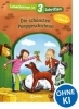 Buchcover und Innenansicht für das Buch: Lesenlernen in 3 Schritten - Die schönsten Ponygeschichten