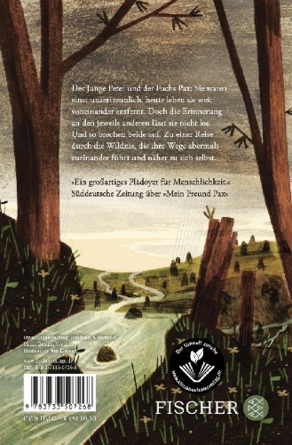 Buchcover und Innenansicht für das Buch: Pax, Journey Home