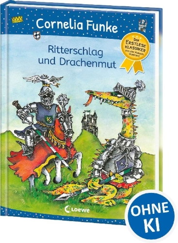 Buchcover und Innenansicht für das Buch: Ritterschlag und Drachenmut