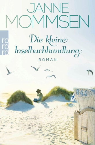 Buchcover und Innenansicht für das Buch: Die kleine Inselbuchhandlung
