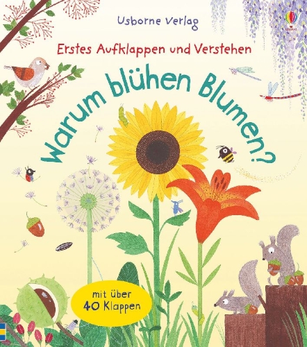 Buchcover und Innenansicht für das Buch: Erstes Aufklappen und Verstehen: Warum blühen Blumen?