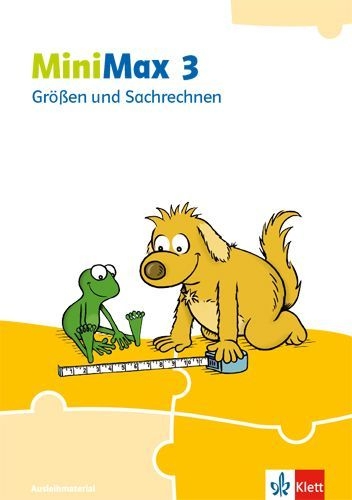 Buchcover und Innenansicht für das Buch: MiniMax 3. Themenheft Größen und Sachrechnen - Ausleihmaterial Klasse 3