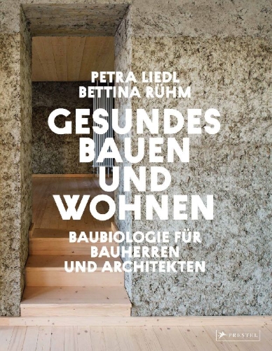 Buchcover und Innenansicht für das Buch: Gesundes Bauen und Wohnen  - Baubiologie für Bauherren und Architekten