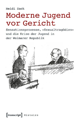 Buchcover und Innenansicht für das Buch: Moderne Jugend vor Gericht