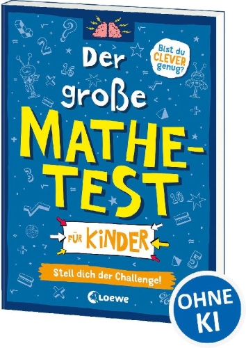 Buchcover und Innenansicht für das Buch: Math Games for Clever Kids