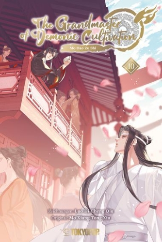 Buchcover und Innenansicht für das Buch: The Grandmaster of Demonic Cultivation - Mo Dao Zu Shi 10 (Manhua)