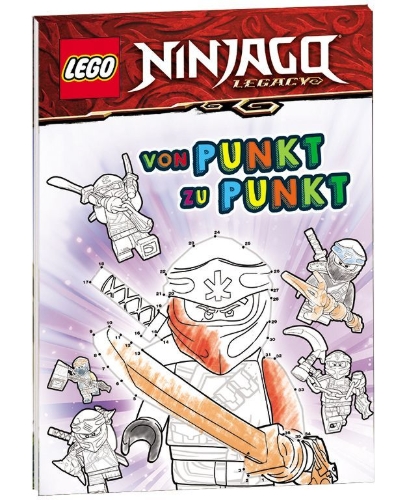 Buchcover und Innenansicht für das Buch: LEGO® NINJAGO® - Von Punkt zu Punkt