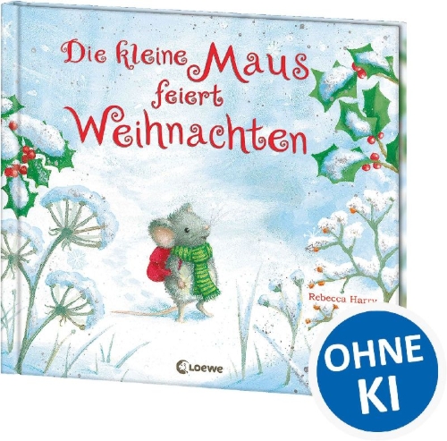 Buchcover und Innenansicht für das Buch: A House For Christmas Mouse