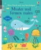 Buchcover und Innenansicht für das Buch: Mein Wisch-und-weg-Vorschulspaß:  Muster und Formen malen