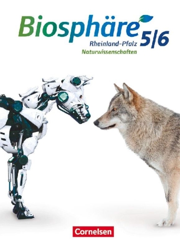 Buchcover und Innenansicht für das Buch: Biosphäre Sekundarstufe I 5./6. Schuljahr. Gymnasium Rheinland-Pfalz - Schülerbuch