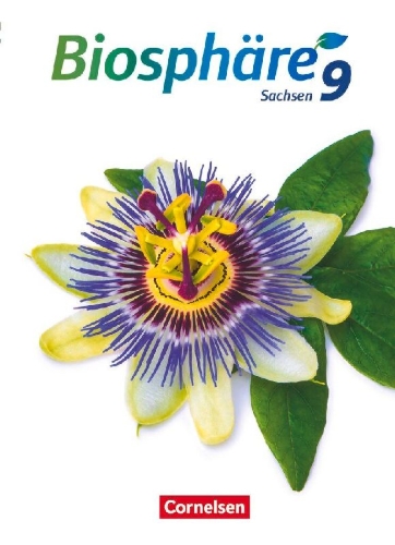Buchcover und Innenansicht für das Buch: Biosphäre Sekundarstufe I  9. Schuljahr - Gymnasium Sachsen 2020 - Schülerbuch