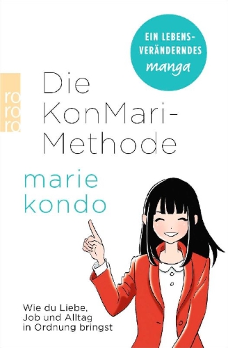 Buchcover und Innenansicht für das Buch: Die KonMari-Methode