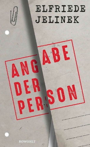 Buchcover und Innenansicht für das Buch: Angabe der Person