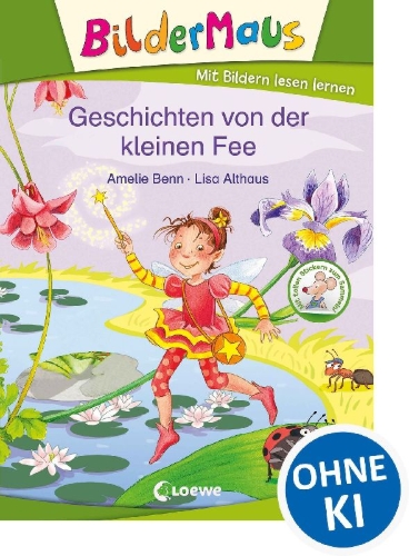 Buchcover und Innenansicht für das Buch: Bildermaus - Geschichten von der kleinen Fee