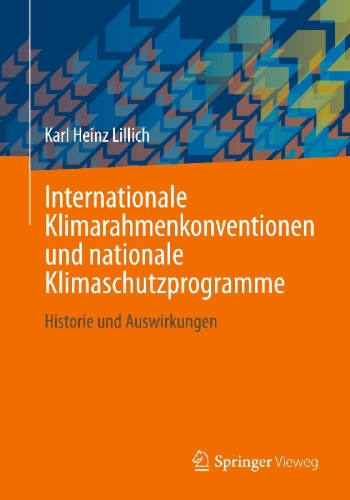 Buchcover und Innenansicht für das Buch: Internationale Klimarahmenkonventionen und nationale Klimaschutzprogramme