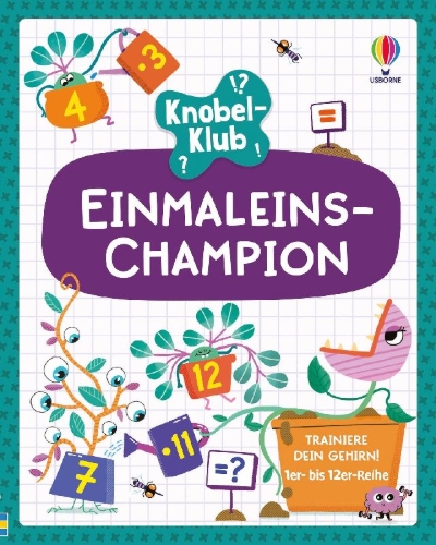 Buchcover und Innenansicht für das Buch: Knobel-Klub: Einmaleins-Champion