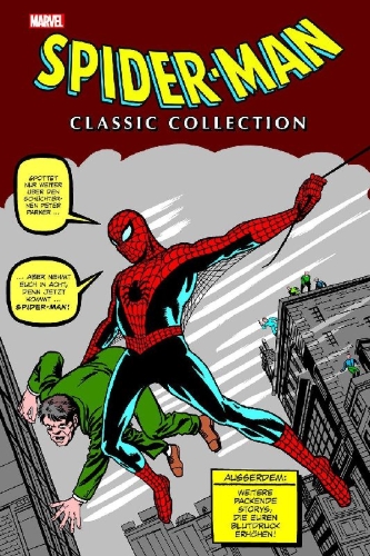 Buchcover und Innenansicht für das Buch: Amazing Fantasy (1962) 15; Amazing Spider-Man (1963) 1-38; Annual (1964) 1-2; Strange Tales Annual (1962) 2; Fantastic Four Annual (1963) 1