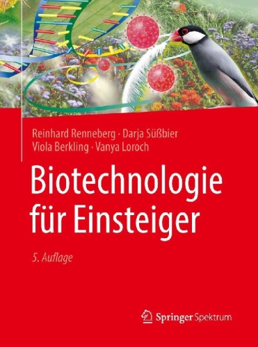 Buchcover und Innenansicht für das Buch: Biotechnologie für Einsteiger